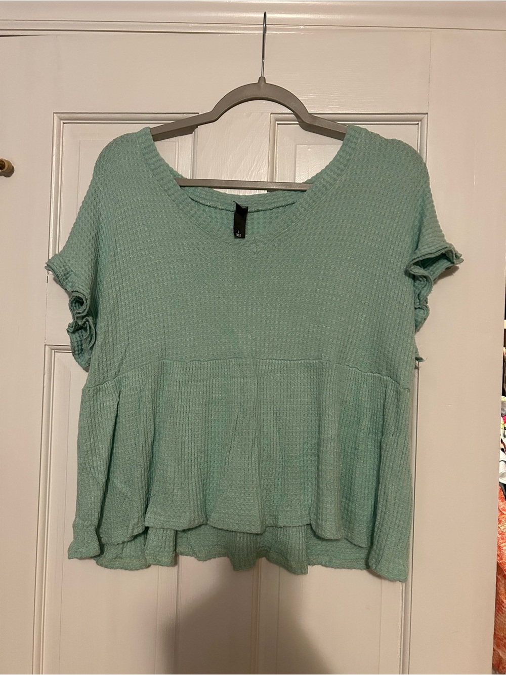 Mint Green Short Sleeve Top